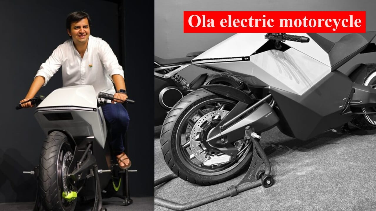 Ola electric motorcycle