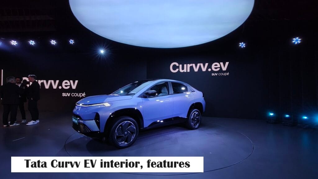 Tata Curvv EV interior, features