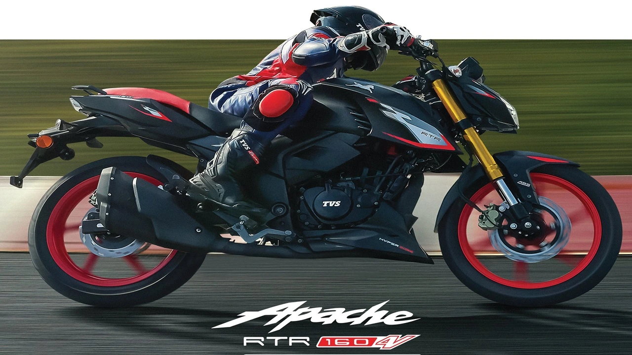 TVS Apache RTR 160 4V: USD Fork Variant Launched at ₹1.40 Lakh