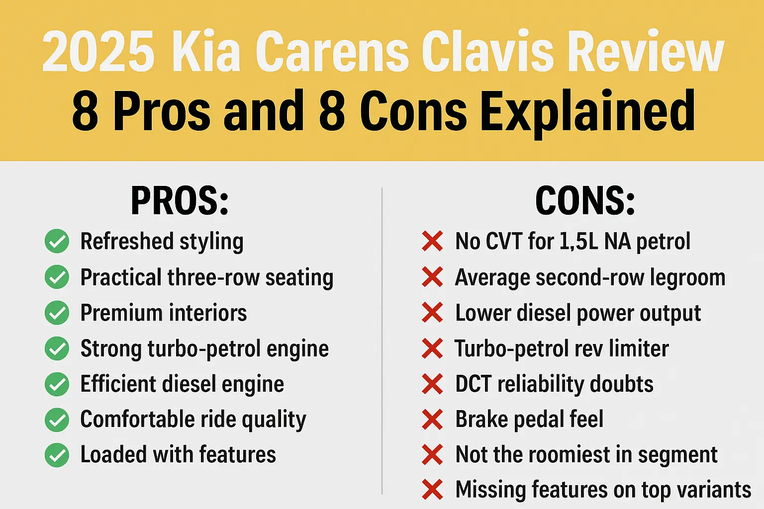 2025 Kia Carens Clavis Review