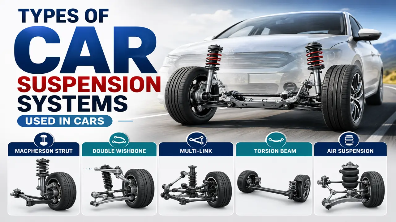 Types of Car Suspension Systems Used in Cars