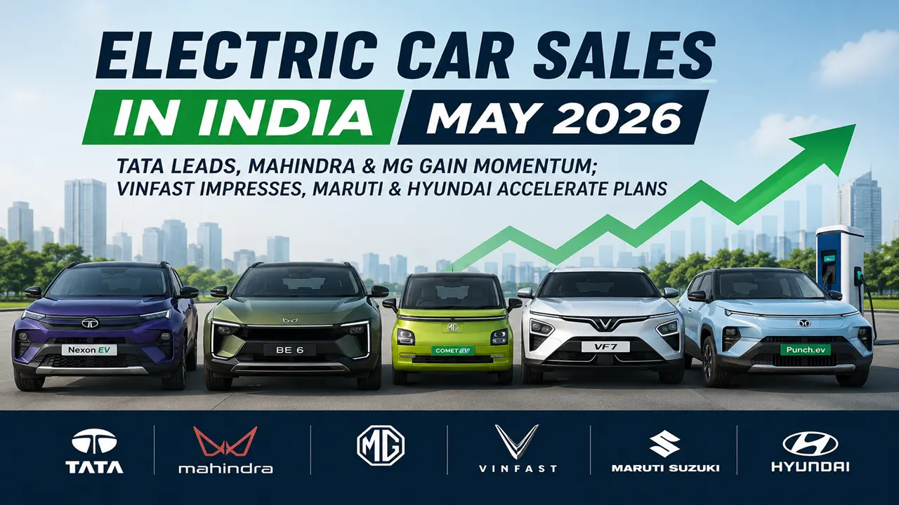 Electric Car Sales in India May 2026