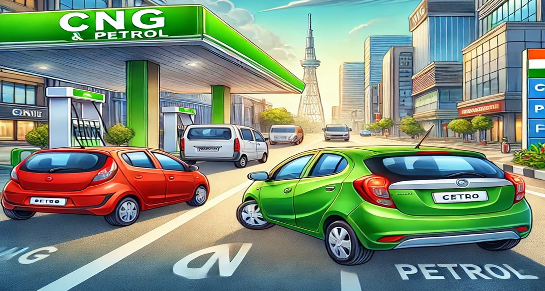 CNG and Petrol Cars
